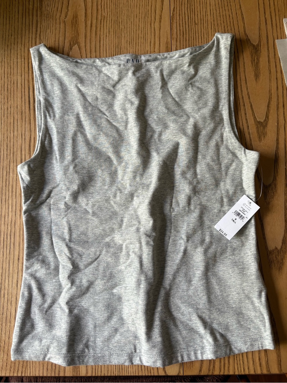 GAP Light Heather Gray Women's Tank Top